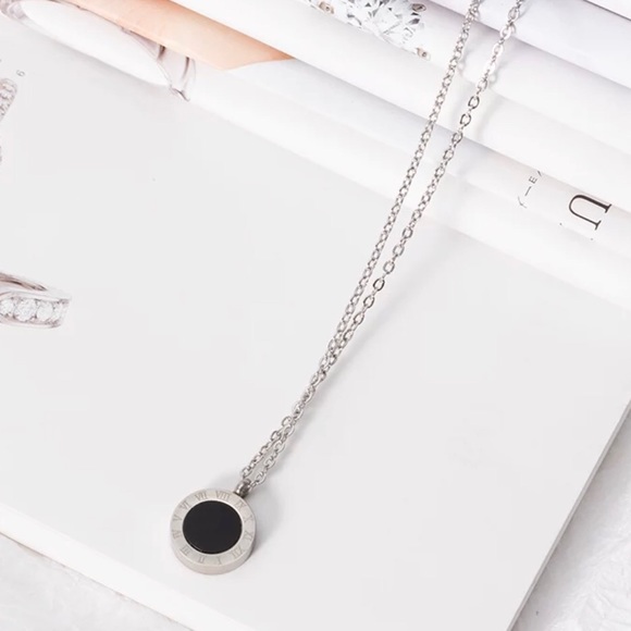 Fashion Juwerly reversible silver colour necklace - Picture 2 of 6